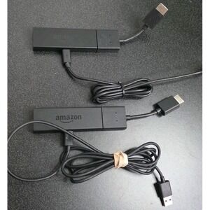 2pc Amazon Fire TV Stick 2nd Generation LY73PR No Remote Twsted Working EUC